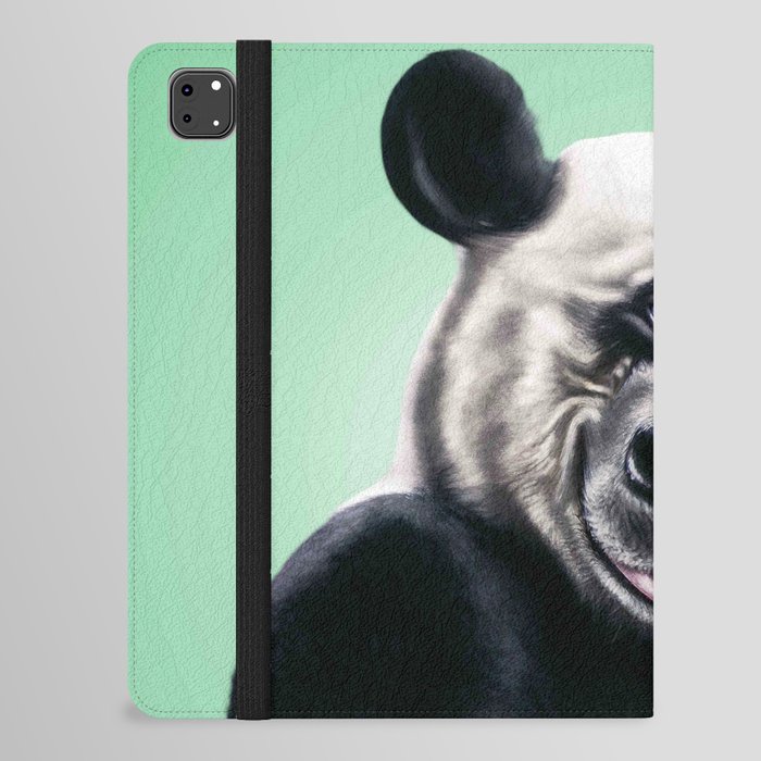 Panda Poking Tongue Selfie iPad Folio Case