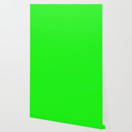 From The Crayon Box – Electric Lime - Bright Green - Neon Green Solid Color Wallpaper
