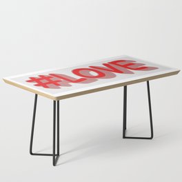 Cute Expression Design "#LOVE". Buy Now Coffee Table