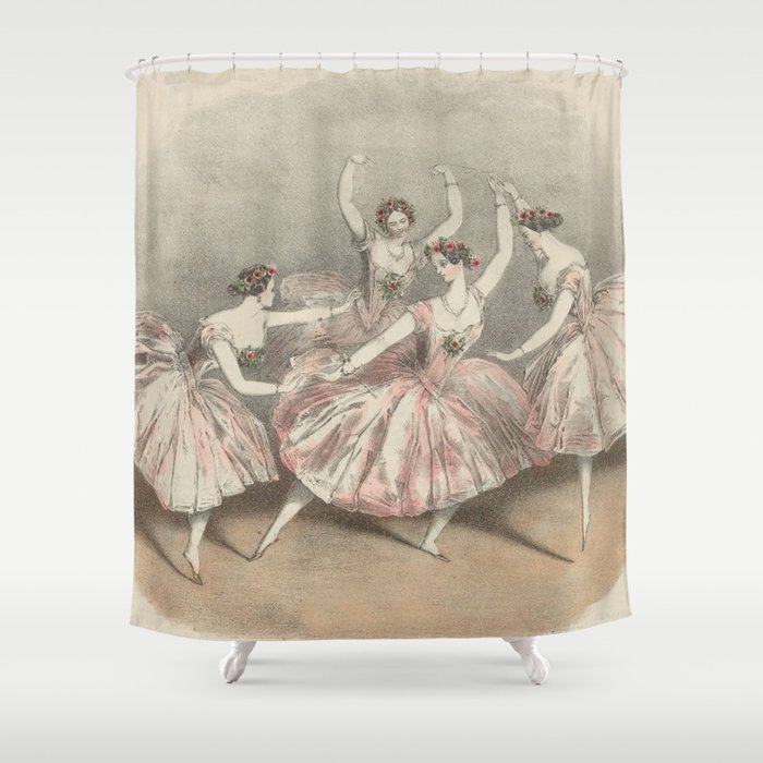 Ballet Shower Curtain By Viktoriusart Society6