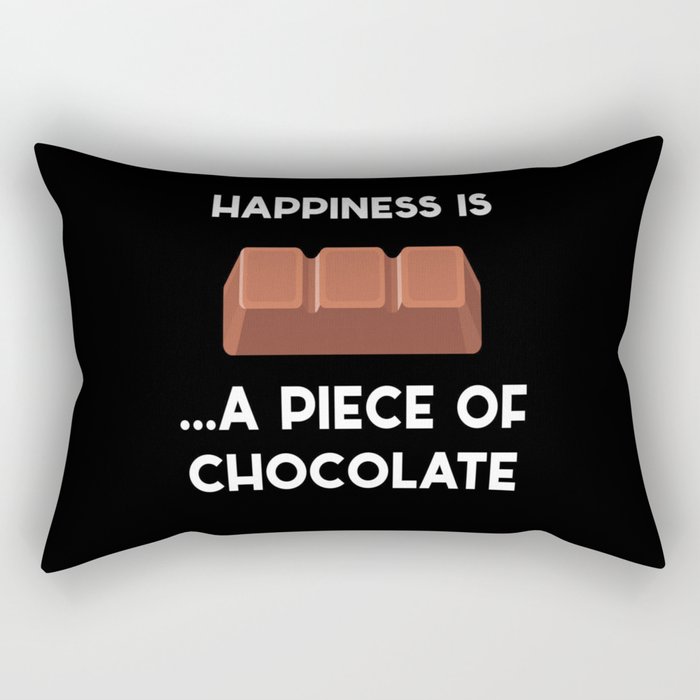 Piece Of Chocolate Chocolate Rectangular Pillow