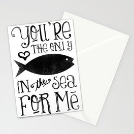 The Only Fish In The Sea Stationery Cards