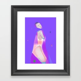 1001 Night Purple Framed Art Print