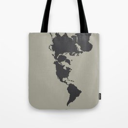 Dymaxion Map - Greys Tote Bag