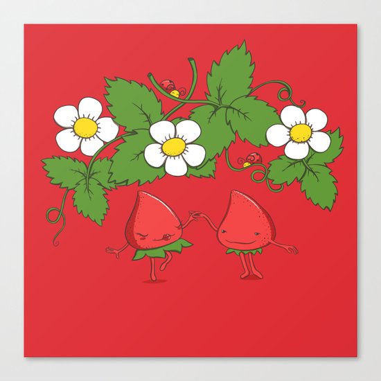 The Strawberry Ballet Canvas Print