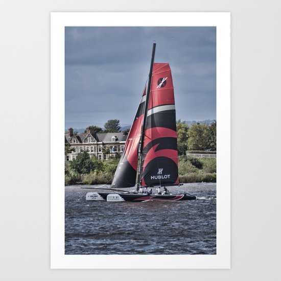 Extreme 40 Team Alinghi Art Print