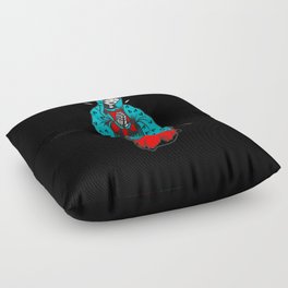 Santa Muerte Floor Pillow