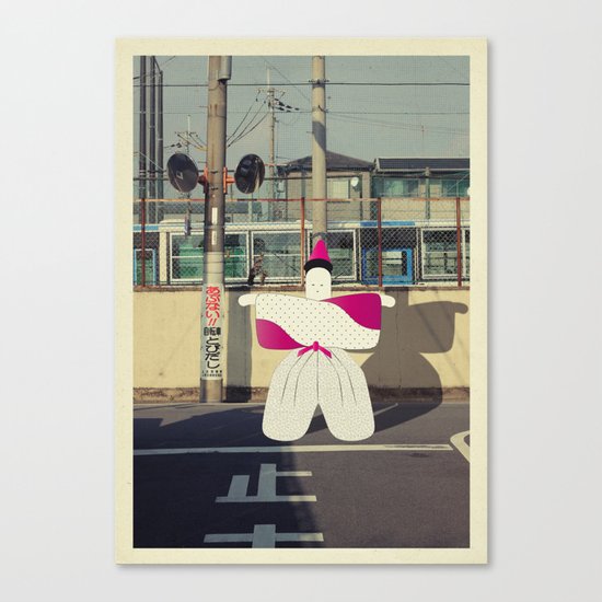 postcard from japan: kyoto#1 Canvas Print