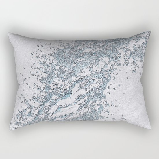BE WATER MARBLE (abstract) Rectangular Pillow
