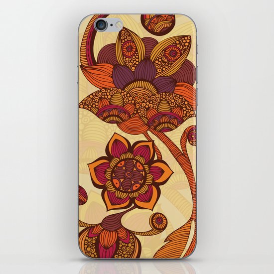 Boho Flowers iPhone Skin