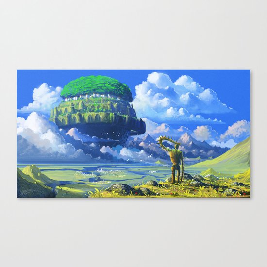Castle in the sky Canvas Print