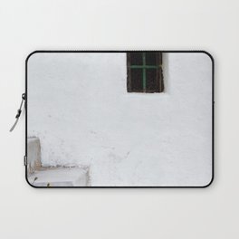 White Wall Small Window and Stairs Laptop Sleeve