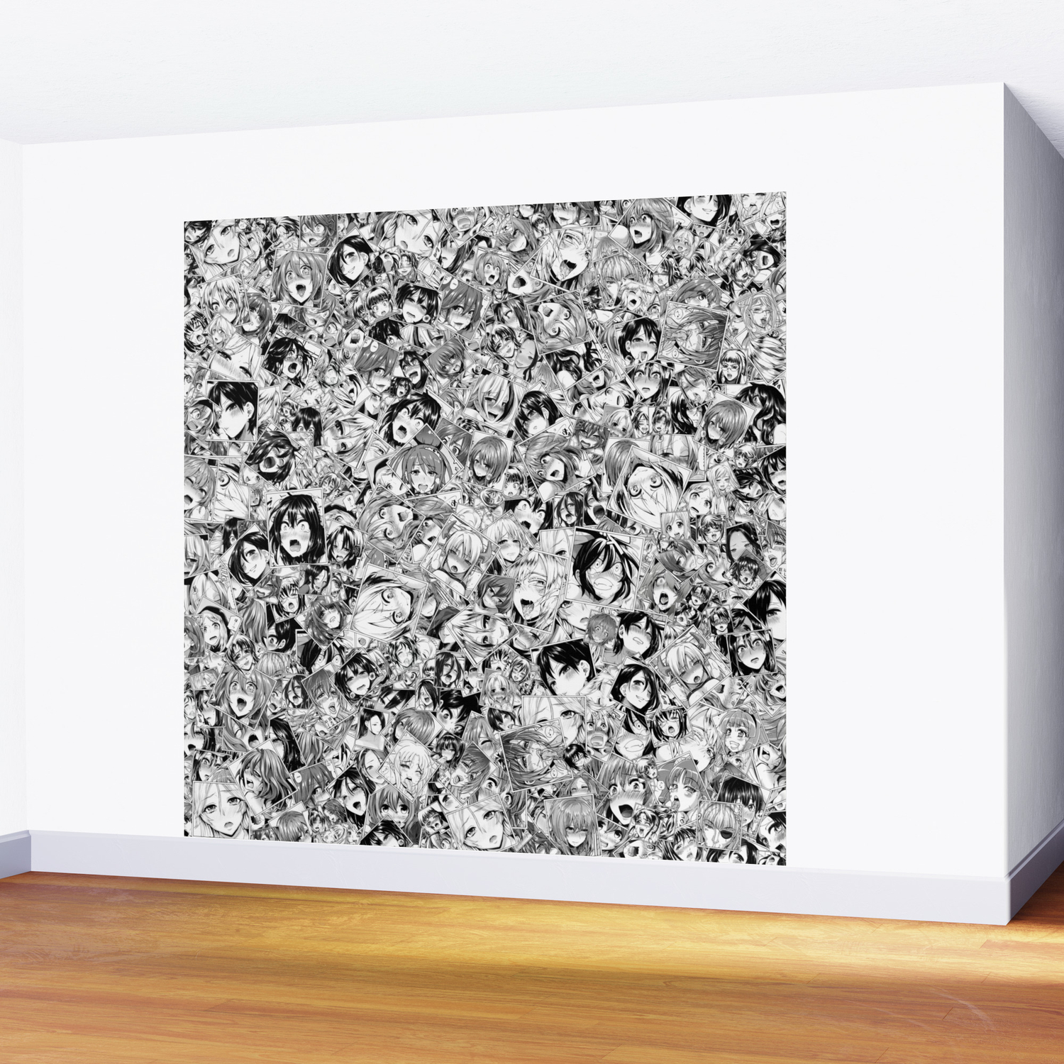 Manga Ahegao Wall Mural By Dima V Society6
