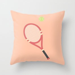 #19 Tennis Throw Pillow