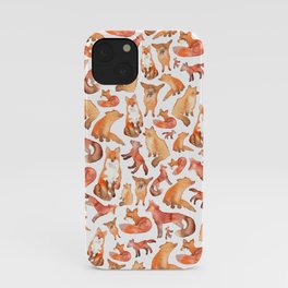 Fox Pattern iPhone Case