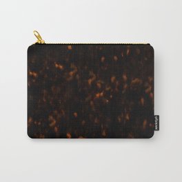 Dark Tortoise Shell Pattern Carry-All Pouch
