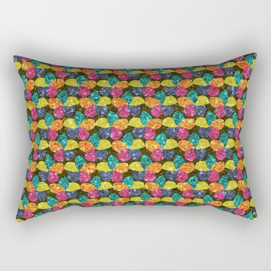 Seamless Floral Pattern XVII Rectangular Pillow