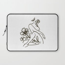 Floral woman  Laptop Sleeve