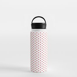 Small Red heart pattern Water Bottle