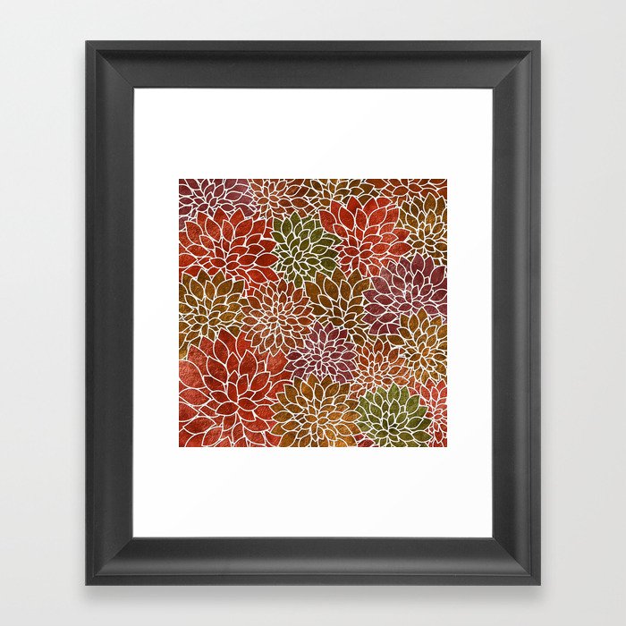 Floral Abstract 31 Framed Art Print