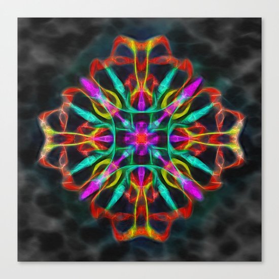 Vibrant shield decoration Canvas Print