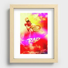 Re-Imagined 1980s Rad Movie Poster Recessed Framed Print