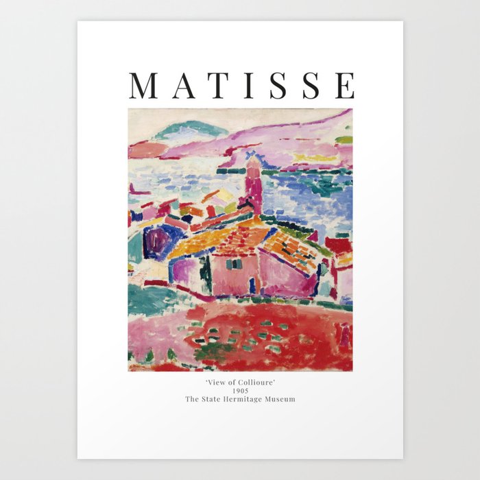 View of Collioure - Henri Matisse - Exhibition Poster Art Print