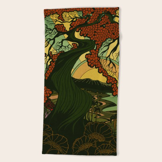 Nouveau Sun Beach Towel