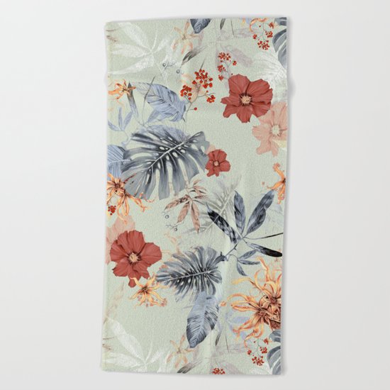 Tropical Daylight Beach Towel
