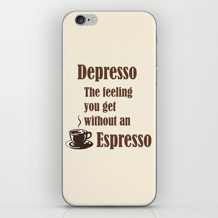 Espresso iPhone Skin