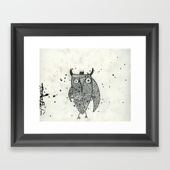 owl Framed Art Print