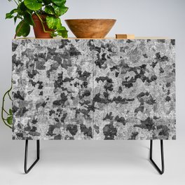 Charcoal Abstract Credenza