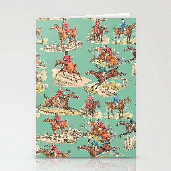 CRAZY HORSEMAN IN THE FIELD Stationery Cards