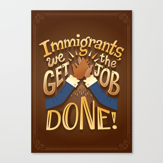 Immigrants Canvas Print