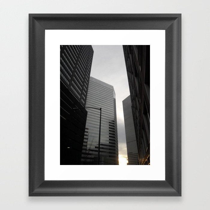 Urban Monotony Framed Art Print