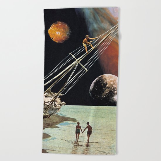 Set Sail for the Stars Beach Towel
