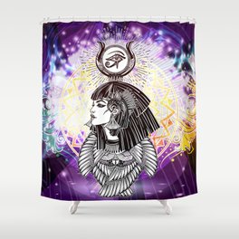 Goddess Isis and the Reigning Light Shower Curtain