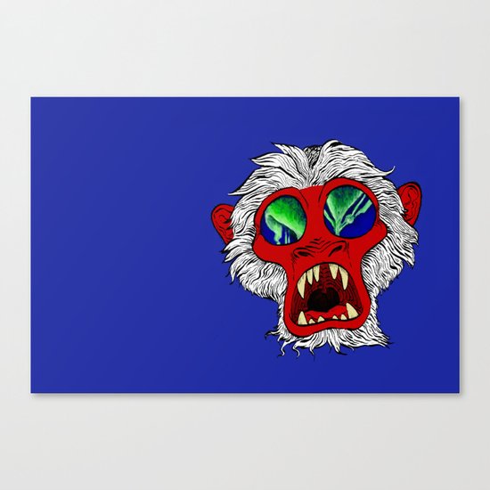 "Arctic Monkey" by Virginia McCarthy Canvas Print