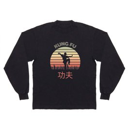 Retro Kung Fu | Martial Arts Long Sleeve T Shirt