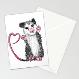 I couldn't opossumly love you more Stationery Card
