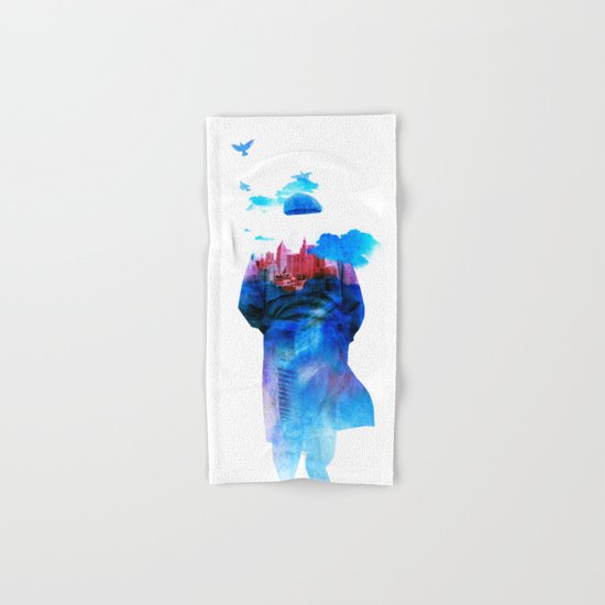 Get Away From Town (color version) Hand & Bath Towel