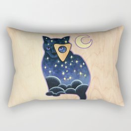 Ouija Cat Rectangular Pillow
