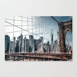 New York City Brooklyn Bridge Canvas Print