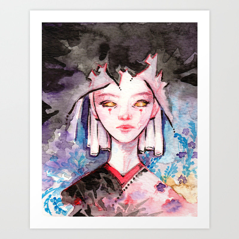 Broken Open Art Print By Gwendolyngrey Society6