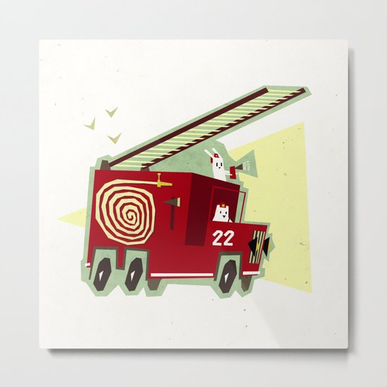 FIRE!!! Metal Print