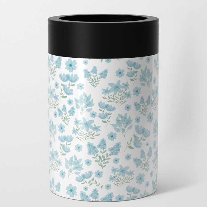 Beautiful and cute plants with blue color Can Cooler