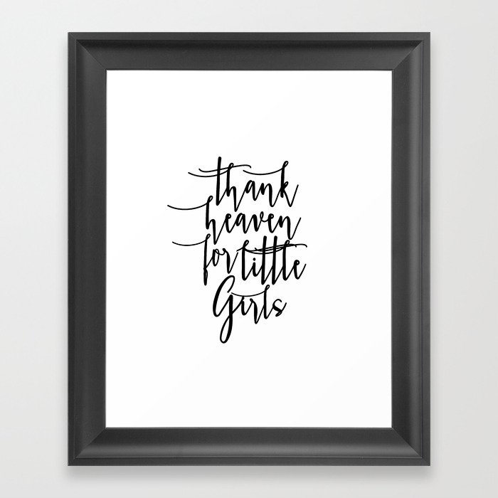 Girls Room Decor Blessed Quotes Baby Girl Print Nursery Wall Art