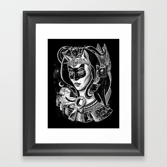 Bastet Framed Art Print