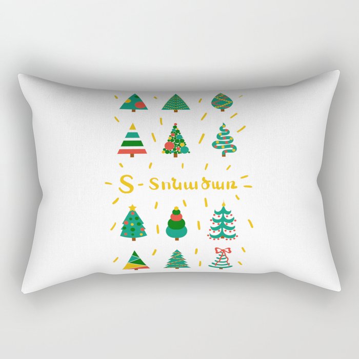 Tonatsar - Christmas tree Rectangular Pillow