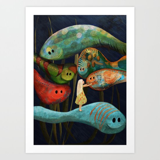 My Fascinating Friends Art Print